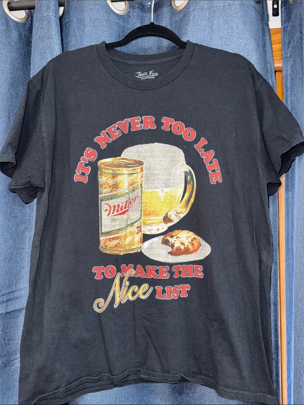 Junk Food x Miller High Life Holiday Graphic Tee